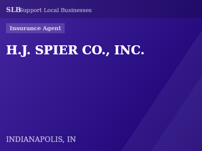 H.J. SPIER CO., INC. — Insurance Agent in INDIANAPOLIS, IN
