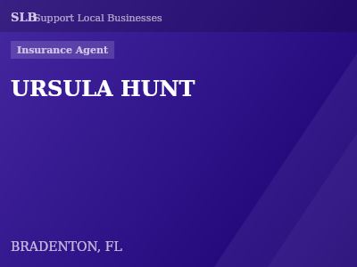 URSULA HUNT — Insurance Agent in BRADENTON, FL