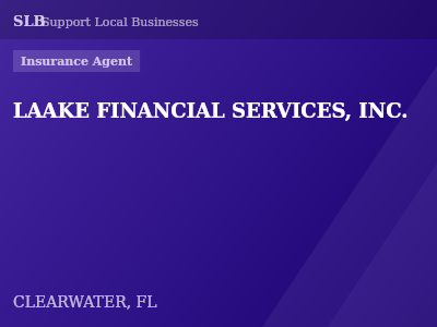 LAAKE FINANCIAL SERVICES, INC. — Insurance Agent in CLEARWATER, FL