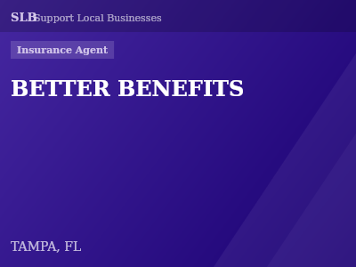 BETTER BENEFITS — Insurance Agent in TAMPA, FL