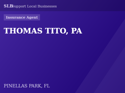 THOMAS TITO, PA — Insurance Agent in PINELLAS PARK, FL