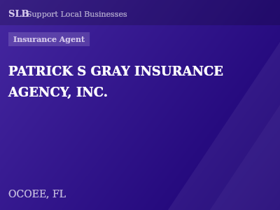 PATRICK S GRAY INSURANCE AGENCY, INC. — Insurance Agent in OCOEE, FL