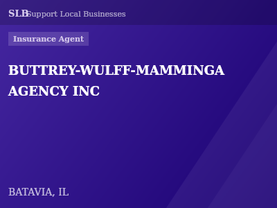 BUTTREY-WULFF-MAMMINGA AGENCY INC — Insurance Agent in BATAVIA, IL