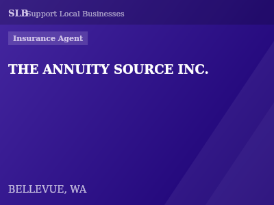 THE ANNUITY SOURCE INC. — Insurance Agent in BELLEVUE, WA