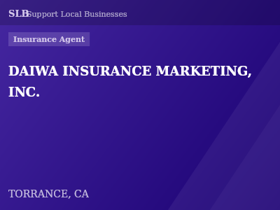 DAIWA INSURANCE MARKETING, INC. — Insurance Agent in TORRANCE, CA