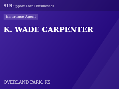 K. WADE CARPENTER — Insurance Agent in OVERLAND PARK, KS