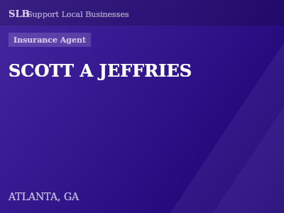 SCOTT A JEFFRIES — Insurance Agent in ATLANTA, GA