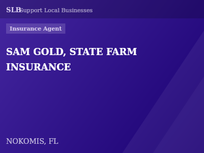 SAM GOLD, STATE FARM INSURANCE — Insurance Agent in NOKOMIS, FL