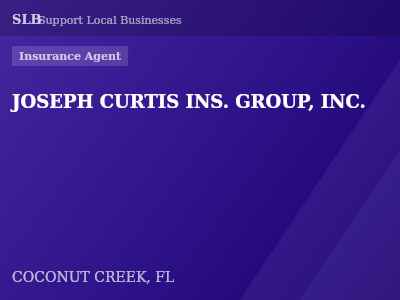 JOSEPH CURTIS INS. GROUP, INC. — Insurance Agent in COCONUT CREEK, FL