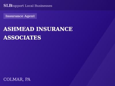 ASHMEAD INSURANCE ASSOCIATES — Insurance Agent in COLMAR, PA