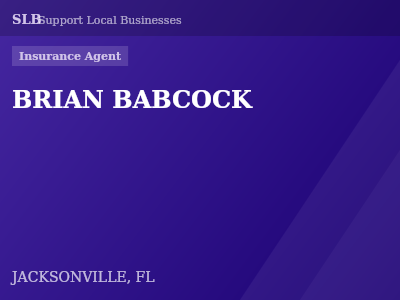 BRIAN BABCOCK — Insurance Agent in JACKSONVILLE, FL