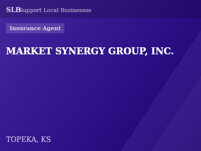 MARKET SYNERGY GROUP, INC. — Insurance Agent in TOPEKA, KS