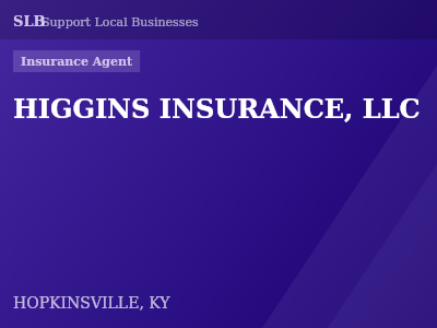 HIGGINS INSURANCE, LLC — Insurance Agent in HOPKINSVILLE, KY