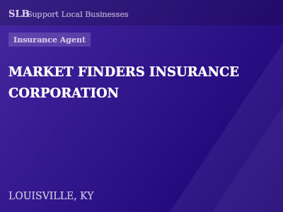 MARKET FINDERS INSURANCE CORPORATION — Insurance Agent in LOUISVILLE, KY