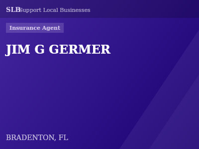JIM G GERMER — Insurance Agent in BRADENTON, FL