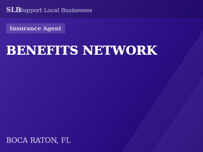 BENEFITS NETWORK — Insurance Agent in BOCA RATON, FL
