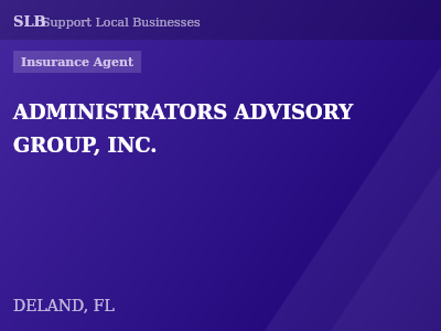 ADMINISTRATORS ADVISORY GROUP, INC. — Insurance Agent in DELAND, FL