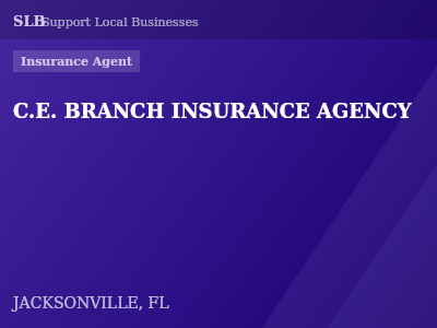 C.E. BRANCH INSURANCE AGENCY — Insurance Agent in JACKSONVILLE, FL