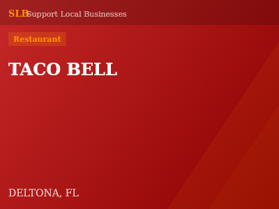 TACO BELL — Restaurant in DELTONA, FL