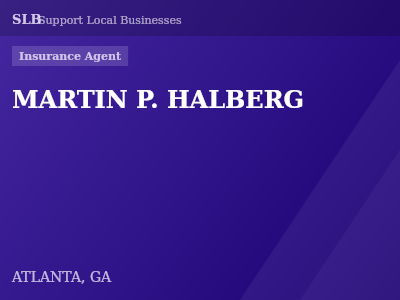 MARTIN P. HALBERG — Insurance Agent in ATLANTA, GA