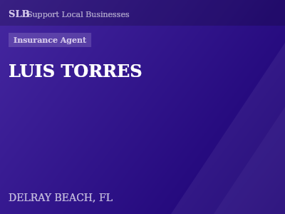 LUIS TORRES — Insurance Agent in DELRAY BEACH, FL