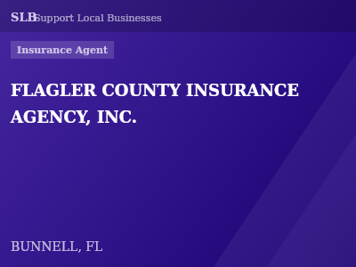 FLAGLER COUNTY INSURANCE AGENCY, INC. — Insurance Agent in BUNNELL, FL