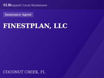 FINESTPLAN, LLC — Insurance Agent in COCONUT CREEK, FL