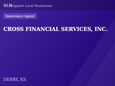 CROSS FINANCIAL SERVICES, INC. — Insurance Agent in DERBY, KS