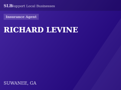 RICHARD LEVINE — Insurance Agent in SUWANEE, GA