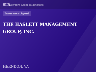 THE HASLETT MANAGEMENT GROUP, INC. — Insurance Agent in HERNDON, VA