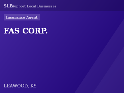 FAS CORP. — Insurance Agent in LEAWOOD, KS