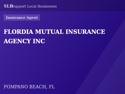 FLORDIA MUTUAL INSURANCE AGENCY INC — Insurance Agent in POMPANO BEACH, FL