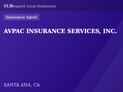 AVPAC INSURANCE SERVICES, INC. — Insurance Agent in SANTA ANA, CA