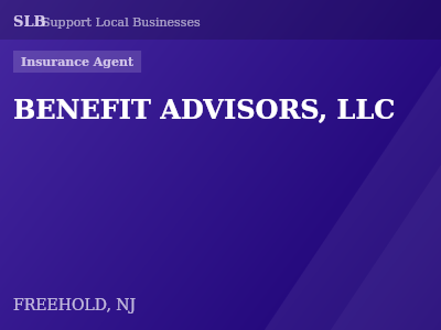 BENEFIT ADVISORS, LLC — Insurance Agent in FREEHOLD, NJ