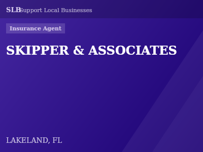 SKIPPER & ASSOCIATES — Insurance Agent in LAKELAND, FL