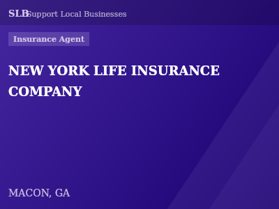 NEW YORK LIFE INSURANCE COMPANY — Insurance Agent in MACON, GA