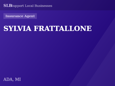 SYLVIA FRATTALLONE — Insurance Agent in ADA, MI