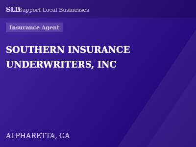 SOUTHERN INSURANCE UNDERWRITERS, INC — Insurance Agent in ALPHARETTA, GA