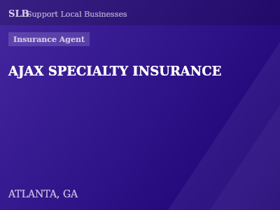 AJAX SPECIALTY INSURANCE — Insurance Agent in ATLANTA, GA