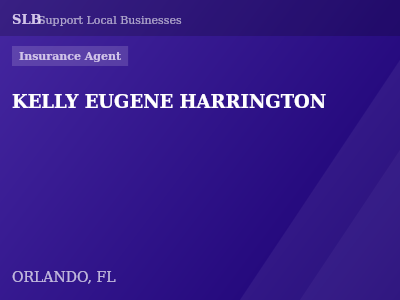KELLY EUGENE HARRINGTON — Insurance Agent in ORLANDO, FL