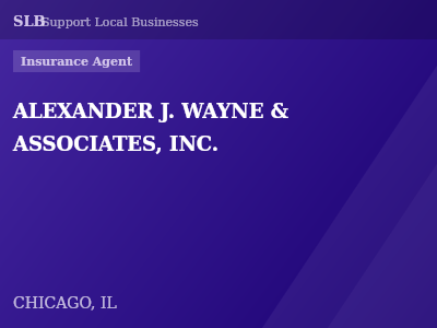 ALEXANDER J. WAYNE & ASSOCIATES, INC. — Insurance Agent in CHICAGO, IL