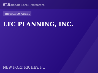 LTC PLANNING, INC. — Insurance Agent in NEW PORT RICHEY, FL