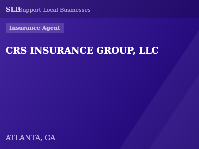 CRS INSURANCE GROUP, LLC — Insurance Agent in ATLANTA, GA