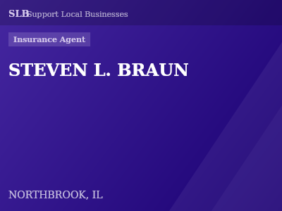 STEVEN L. BRAUN — Insurance Agent in NORTHBROOK, IL