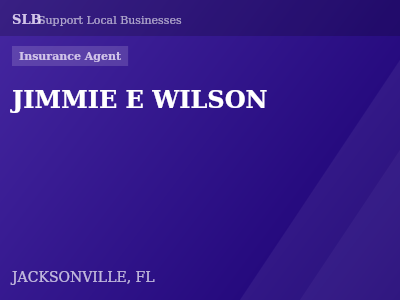 JIMMIE E WILSON — Insurance Agent in JACKSONVILLE, FL