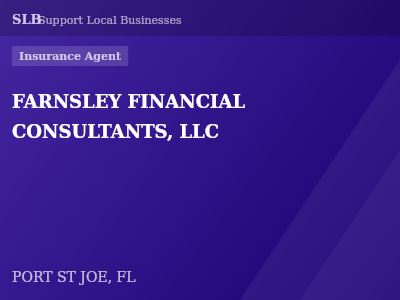 FARNSLEY FINANCIAL CONSULTANTS, LLC — Insurance Agent in PORT ST JOE, FL