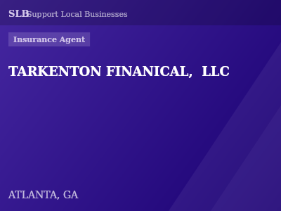 TARKENTON FINANICAL,  LLC — Insurance Agent in ATLANTA, GA