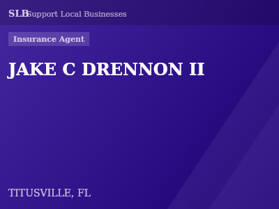 JAKE C DRENNON II — Insurance Agent in TITUSVILLE, FL