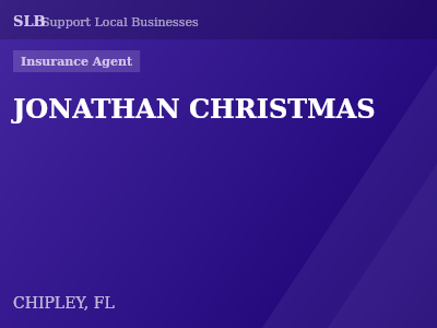 JONATHAN CHRISTMAS — Insurance Agent in CHIPLEY, FL
