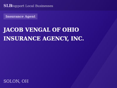 JACOB VENGAL OF OHIO INSURANCE AGENCY, INC. — Insurance Agent in SOLON, OH